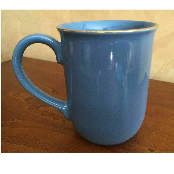 VTG Otagiri Japan Curtis-Swann Design Gold Balloons Gold Blue Coffee Mug Cup - Picture 2 of 6